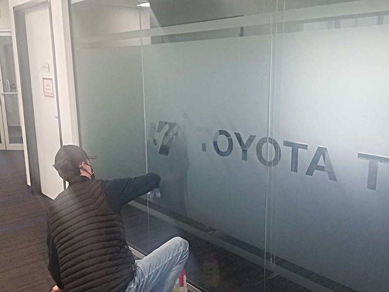 toyota privacy glass film